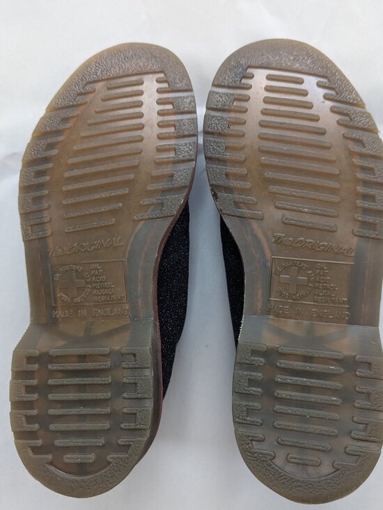 Dr. Martens Farrah 1461 Oxford Black with Gold Glitter | UK 5 / US 6 main image 5